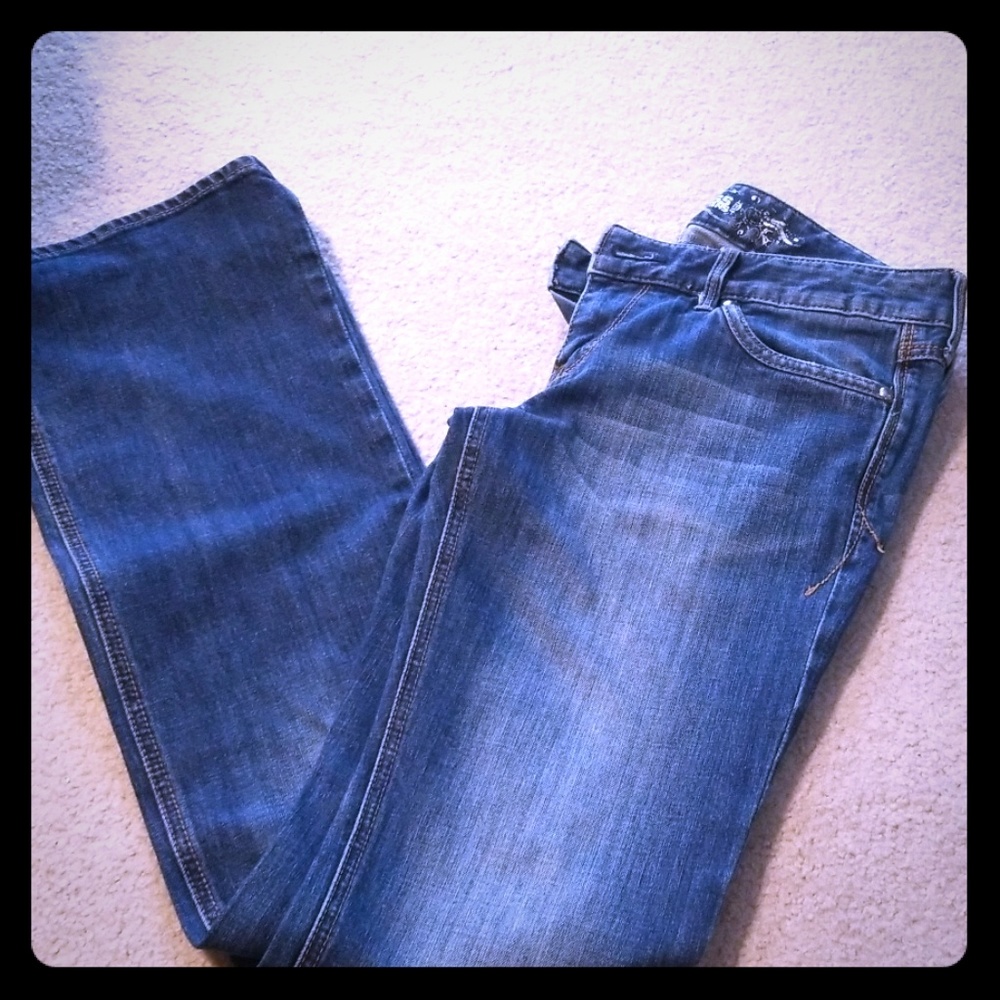Size 4 Long Bootcut Express Jeans